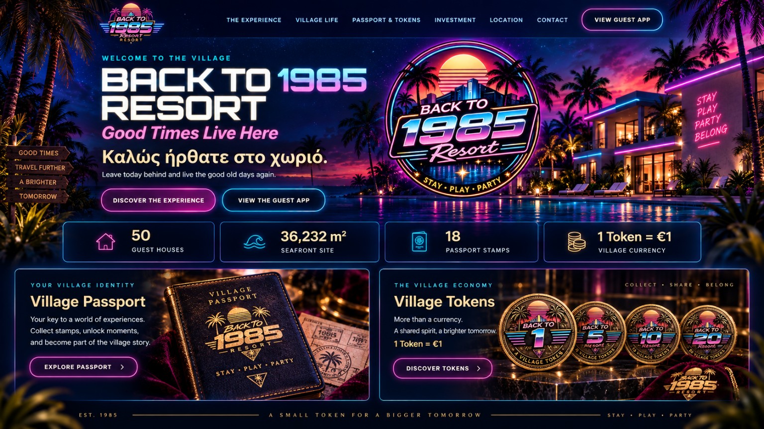 BACK TO 1985 RESORT — Good Times Live Here